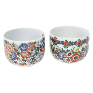 CEPELIA OPOLE PARA MISECZEK CZAREK RĘCZNIE MALOWANYCH