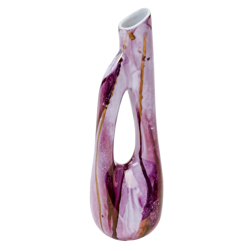 76794 BOGUCICE RĘCZNIE MALOWANY FLAKONIK MALINOWY OPALIZOWANY (1).jpg