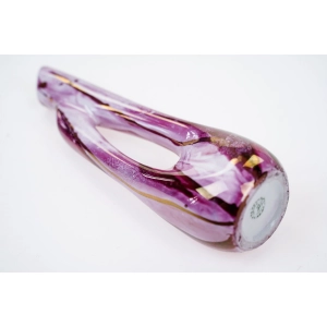 76794 BOGUCICE RĘCZNIE MALOWANY FLAKONIK MALINOWY OPALIZOWANY (4).jpg