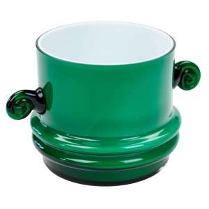 TARNOWIEC SZMARAGDOWY WAZON NACZYNIE Z USZKAMI