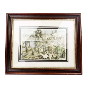 ANTON PIECK TRÓJWYMIAROWY OBRAZ W KUCHNI