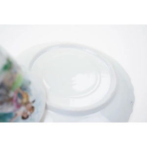 76816 ŚLICZNA SECESYJNA FILIŻANKA ZE SPODKIEM SCENKA Z NIMFĄ I AMORKIEM NIEZAPOMINAJKI II (6).jpg