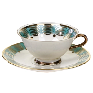 WINTERLING KOŚĆ SŁONIOWA BŁĘKITNO-ZŁOTY SZLACZEK MOKKA ZE SPODKIEM