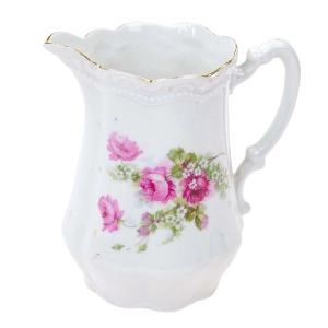 SECESJA CUDOWNY MLECZNIK RÓŻOWE RÓŻYCZKI