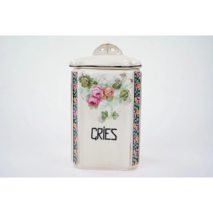 76833 STARY POJEMNIK KUCHENNY NA GRYSIK RÓŻYCZKI GRIES (2).jpg