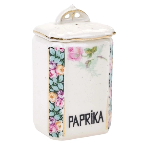 STARY POJEMNIK KUCHENNY NA PAPRYKĘ RÓŻYCZKI PAPRIKA