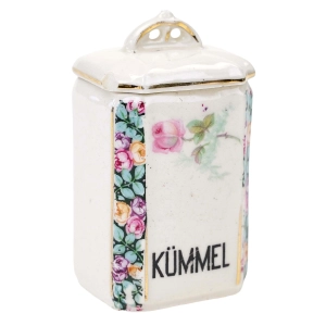 STARY POJEMNIK KUCHENNY NA KMINEK RÓŻYCZKI KÜMMEL