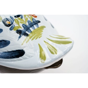 76842 CERAMICZNA DUŻA KURA RĘCZNIE MALOWANA W STYLU LUDOWYM FOLKOWYM (4).jpg