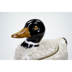 76843 CERAMICZNA RĘCZNIE MALOWANA KACZKA POJEMNIK (2).jpg