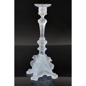 53844 VAL SAINT LAMBERT CUDOWNY SECESYJNY ŚWIECZNIK Z PTAKAMI (2).JPG