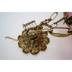 76857 ŻYRANDOL WISZĄCA LAMPA Z CUDOWNYM RÓŻOWYM KLOSZEM (4).jpg