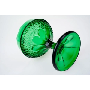 76873 ZĄBKOWICE SZMARAGDOWY MNIEJSZY PUCHAREK CUKIERNICA NA NODZE#1174 (3).jpg