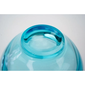 76878 ZĄBKOWICE J.S DROST TURKUSOWA DUŻA POPIELNICA CZARKA (4).jpg