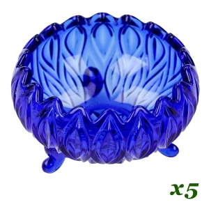 76880 LAUSITZER ORION ZESTAW 5 MISECZEK NA ŚLIMACZYCH NÓŻKACH W KOLORZE KOBALTOWYM (1).jpg