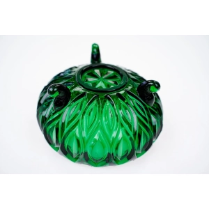 76881 LAUSITZER ORION SZMARAGDOWA MISECZKA NA ŚLIMACZYCH NÓŻKACH CUKIERNICZKA (4).jpg