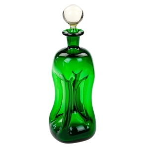 76886 KASTRUP J.E. BANG CLUCK CLUCK KARAFKA SZMARAGDOWA (1).jpg