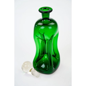 76886 KASTRUP J.E. BANG CLUCK CLUCK KARAFKA SZMARAGDOWA (3).jpg