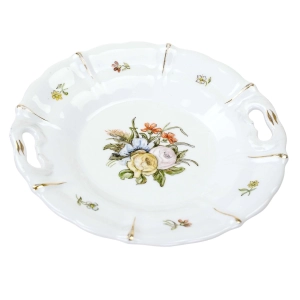 76899 BIEDERMEIER CIEKAWA PATERA Z USZAMI RĘCZNIE MALOWANE KWIATY (1).jpg