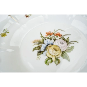 76899 BIEDERMEIER CIEKAWA PATERA Z USZAMI RĘCZNIE MALOWANE KWIATY (3).jpg
