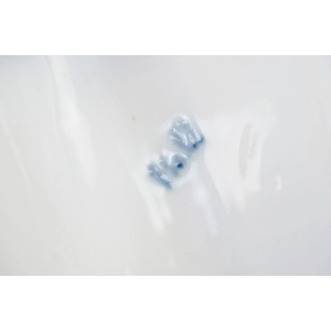 76945 BING &amp; GRONDAHL BIEDERMEIER RĘCZNIE MALOWANY KABARET DZIELONA PATERA (6).jpg