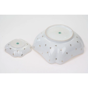 76948 LIMOGES ŚLICZNY SERWIS DESEROWY KOLOROWE BUKIETY KWIATÓW (7).jpg