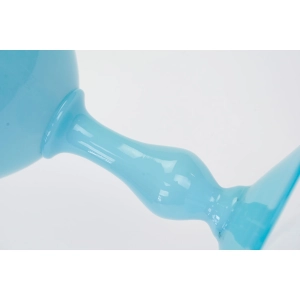 76949 WŁOCHY BOMBONIERA NA NODZE SŁOIK Z BŁĘKITNEGO SZKŁA (4).jpg