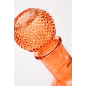 76956 POMARAŃCZOWA KARAFKA Z WZOREM DIAMENTOWYM (2).jpg