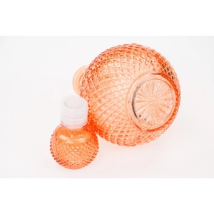 76956 POMARAŃCZOWA KARAFKA Z WZOREM DIAMENTOWYM (5).jpg