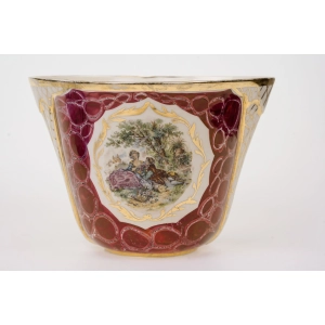 76959 LEAKEN H. BEQUET QUAREGNON DONICA OSŁONKA NA DONICĘ Z ROMANTYCZNĄ PARĄ (2).jpg