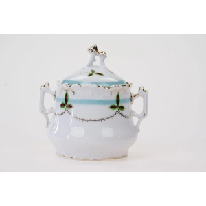 76974 SECESJA RĘCZNIE MALOWANA CUKIERNICZKA STARUSZKA (2).jpg