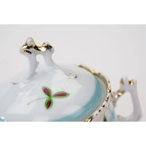 76974 SECESJA RĘCZNIE MALOWANA CUKIERNICZKA STARUSZKA (3).jpg