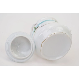 76974 SECESJA RĘCZNIE MALOWANA CUKIERNICZKA STARUSZKA (5).jpg