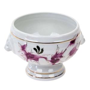 DONICZKA NACZYNIE Z LWIMI GŁOWAMI ABSTRAKCYJNE DEKORACJE