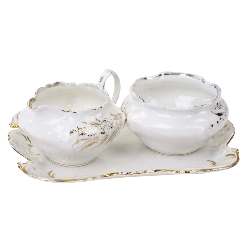 76982 ROSENTHAL MOLIERE ZABYTKOWA CUKIERNICZKA Z MLECZNIKIEM NA TACY (1).jpg