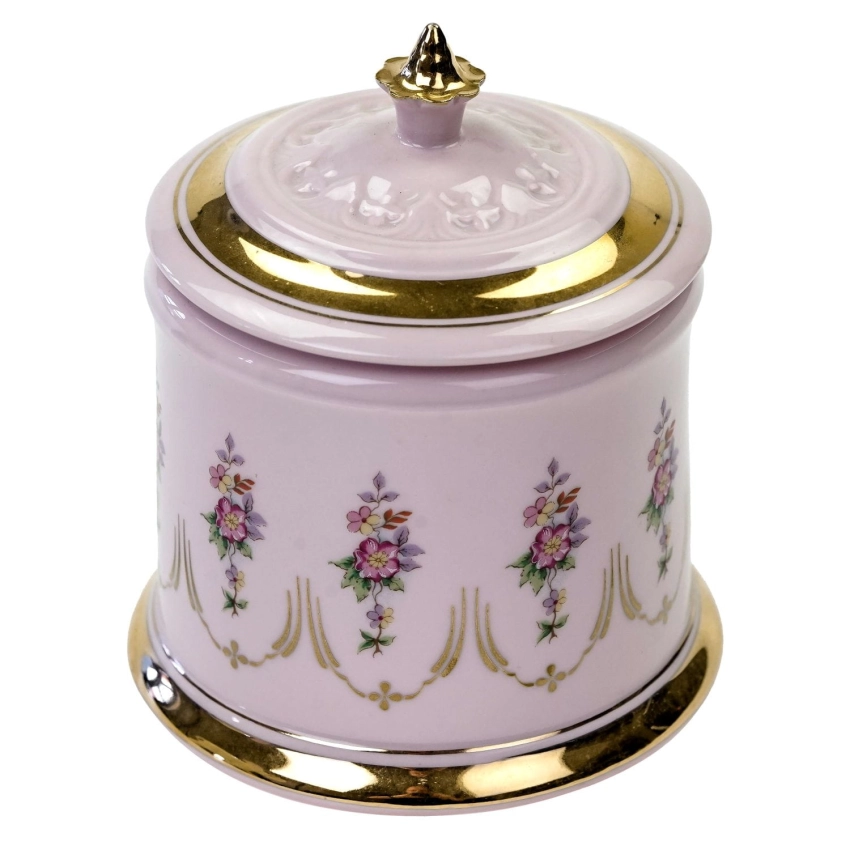 58696 CHODOV KWIATY BOMBONIERA Z RÓŻOWEJ PORCELANY (1).jpg