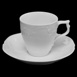 60889 ROSENTHAL SANSSOUCI BIAŁA MOKKA FILIŻANKA ZE SPODKIEM (1).JPG