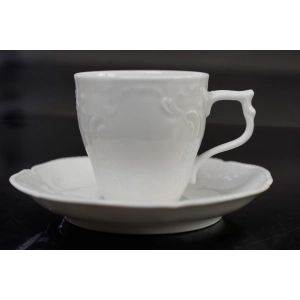 60889 ROSENTHAL SANSSOUCI BIAŁA MOKKA FILIŻANKA ZE SPODKIEM (2).JPG