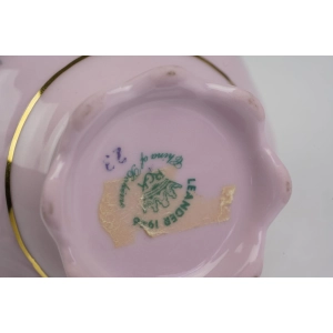 42403 LEANDER RZADKOŚĆ MLECZNIK Z RÓŻOWEJ PORCELANY FASON SONATA KOLOROWE KWIATUSZKI (5).jpg