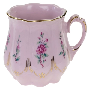 46912 CHODOV KUBEK Z RÓŻOWEJ PORCELANY W RÓŻYCZKI I ZŁOCENIA (1).jpg