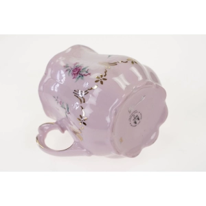 46912 CHODOV KUBEK Z RÓŻOWEJ PORCELANY W RÓŻYCZKI I ZŁOCENIA (5).jpg