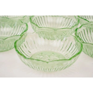 77014 HORTENSJA STARA MISA Z MISECZKAMI ART-DECO Z CHRYZANTEMĄ W KOLORZE URANOWEJ ZIELENI 1+6 (2).jpg