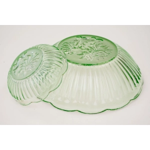 77014 HORTENSJA STARA MISA Z MISECZKAMI ART-DECO Z CHRYZANTEMĄ W KOLORZE URANOWEJ ZIELENI 1+6 (5).jpg