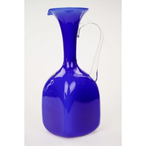 77019 EMPOLI CUDOWNY ARTYSTYCZNY DZBAN WAZON SZAFIROWO-BIAŁY (2).jpg