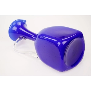 77019 EMPOLI CUDOWNY ARTYSTYCZNY DZBAN WAZON SZAFIROWO-BIAŁY (4).jpg