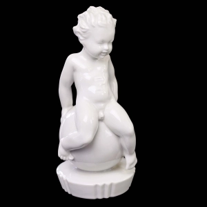 77032 ROSENTHAL F. NAGY PUTTO NA KULI FIGURKA W BIELI (1).jpg