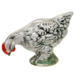 CARL SCHEIDING KURA FIGURA RĘCZNIE MALOWANA