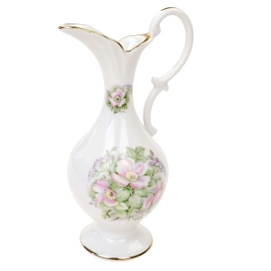 77051 LIMOGES TERNET WAZON DZBANUSZEK Z UCHEM KWIAT JABŁONI I BEZ BIAŁA PORCELANA (1).jpg