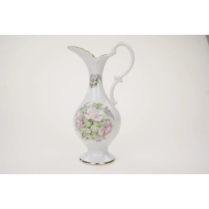 77051 LIMOGES TERNET WAZON DZBANUSZEK Z UCHEM KWIAT JABŁONI I BEZ BIAŁA PORCELANA (2).jpg