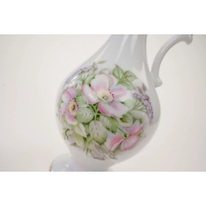 77051 LIMOGES TERNET WAZON DZBANUSZEK Z UCHEM KWIAT JABŁONI I BEZ BIAŁA PORCELANA (3).jpg