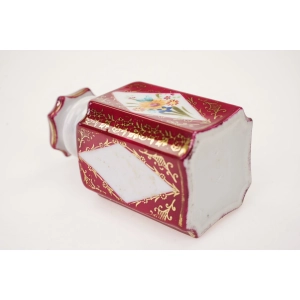 77054 PORCELANOWA STARA RĘCZNIE MALOWANA BUTELECZKA NA PACHNIDŁA PERFUMY III (3).jpg